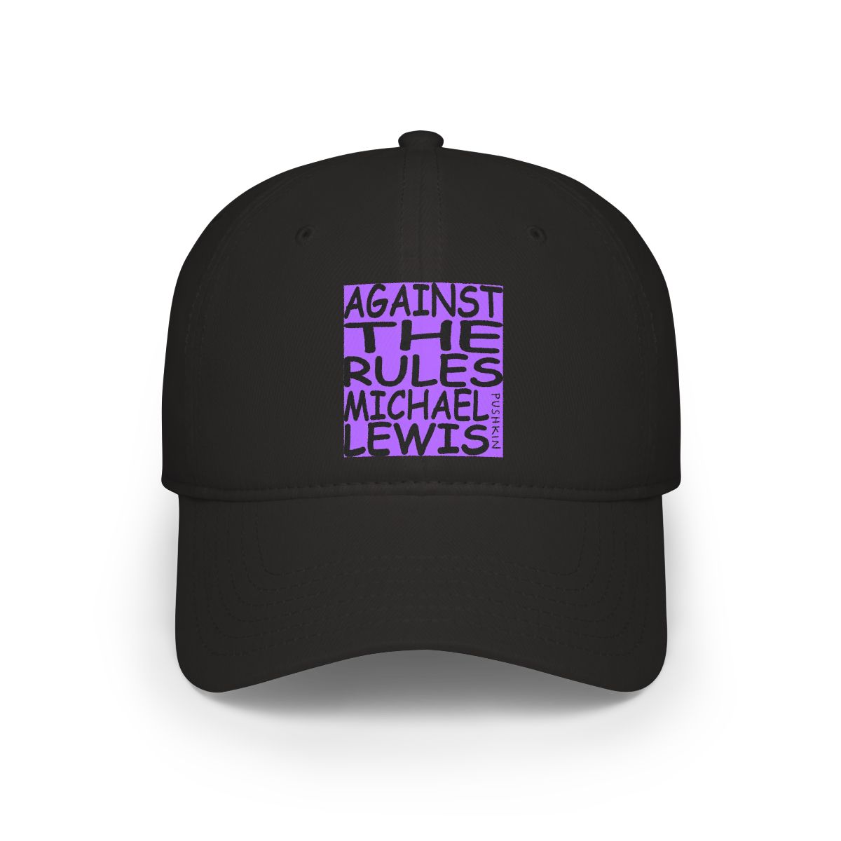 Against the Rules Michael Lewis Cap | Embroidered Baseball Cap | Against The Rules Podcast