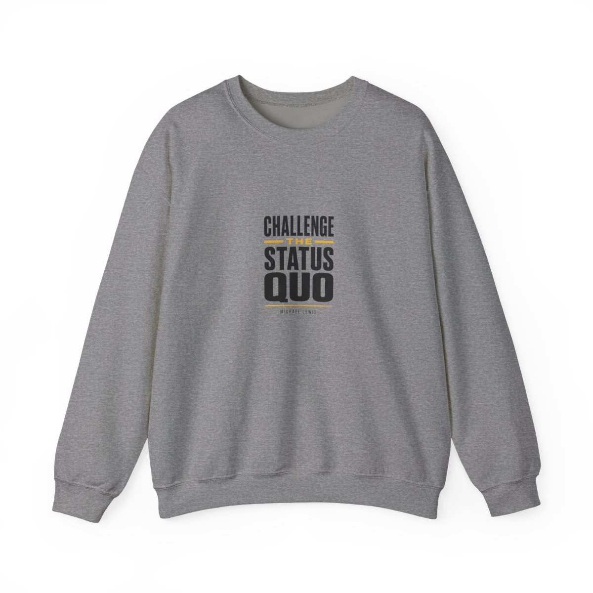 Against the Rules "Challenge the Status Quo" Crewneck - alternate angle 2, merchandise